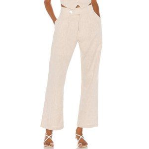 Line by K Bettina linen trouser pants in flax